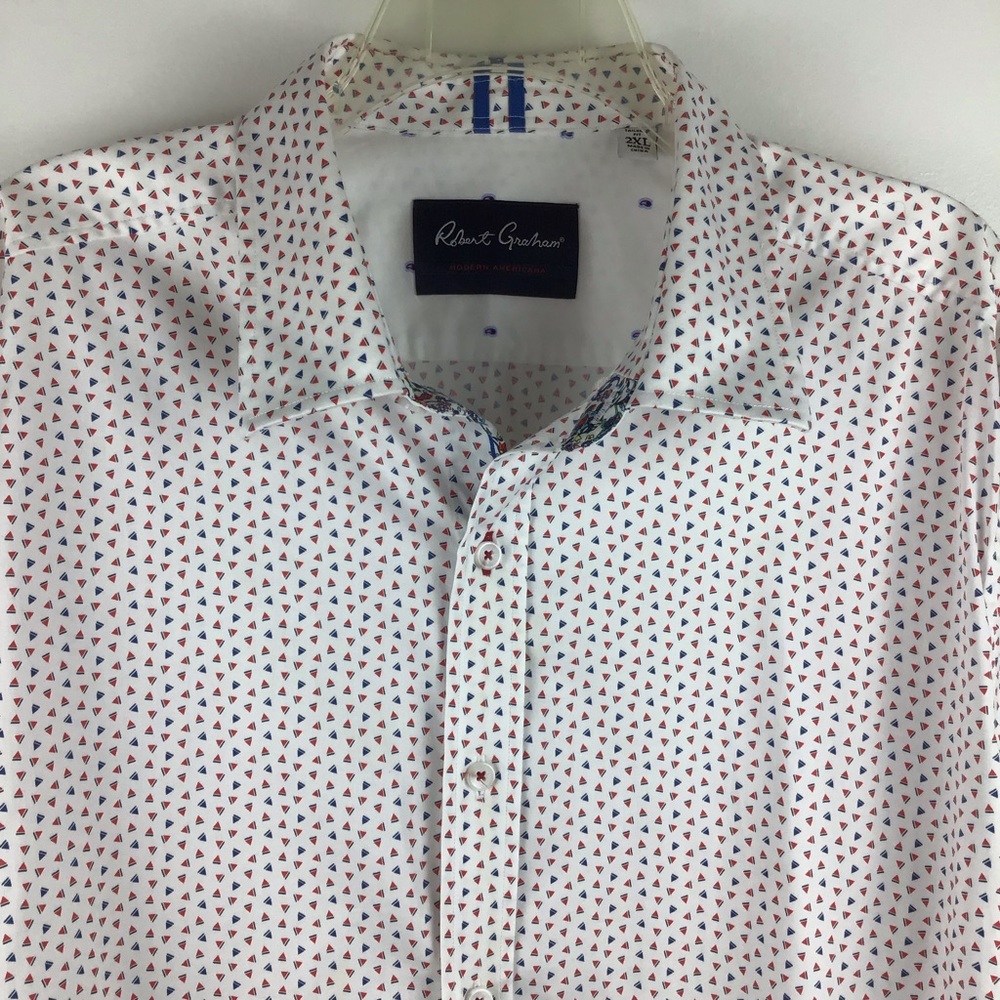 ROBERT GRAHAM Button Down Long Sleeve Shirt - Picture 2 of 8
